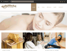 Tablet Screenshot of bodyworksspa.com